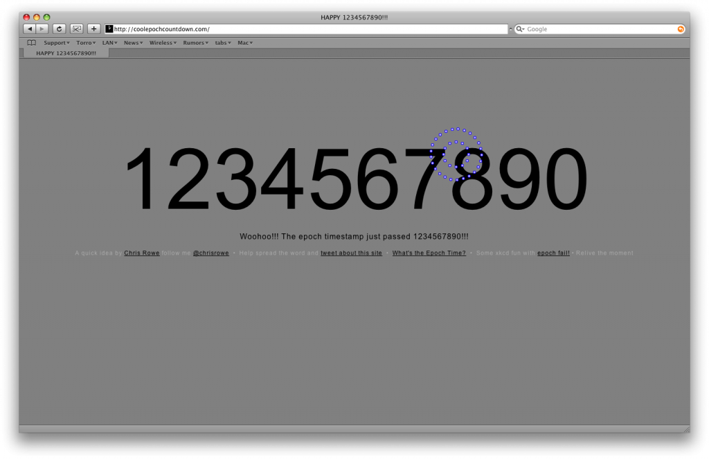 The Time Is 1234567890 And Wikipedia Says So 